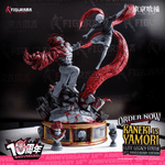 Tokyo Ghoul Kaneki vs Yamori statue complete display. combat stance statue detail