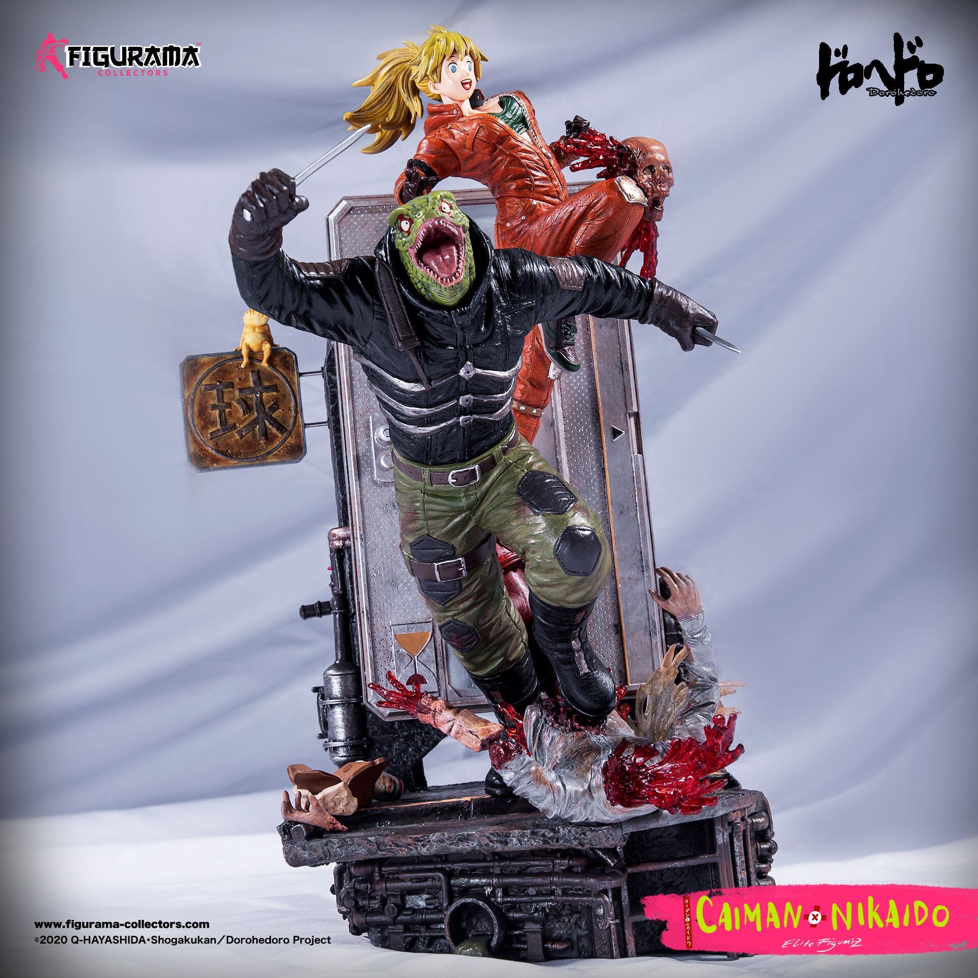 Dorohedoro- Caiman & Nikaido Elite Figumiz Statue Resin Figures Figurama Collectors 