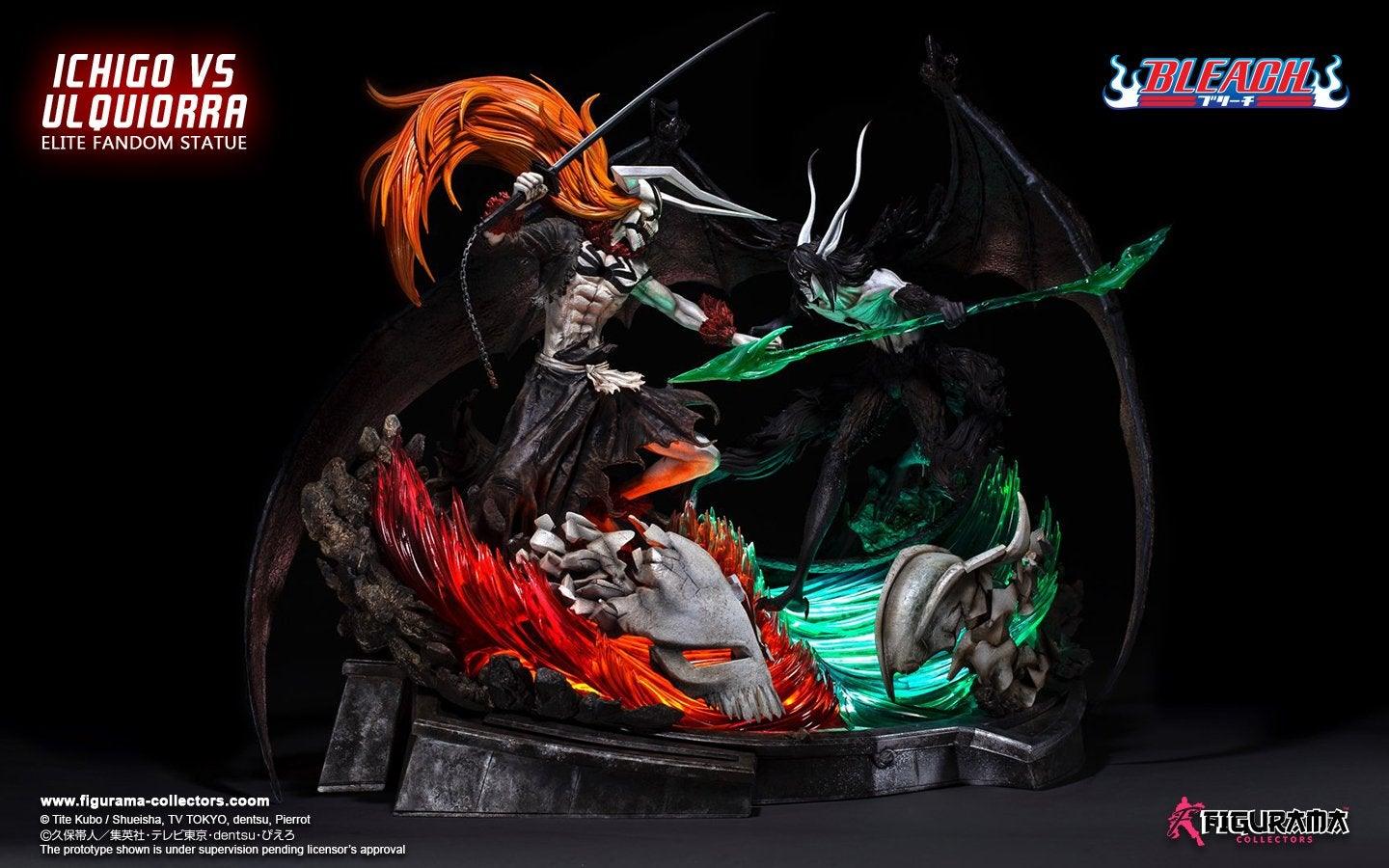 Bleach- Ichigo vs Ulquiorra Elite Fandom Statue- Flexible Plan for Six Months Resin Figures Figurama Collectors 