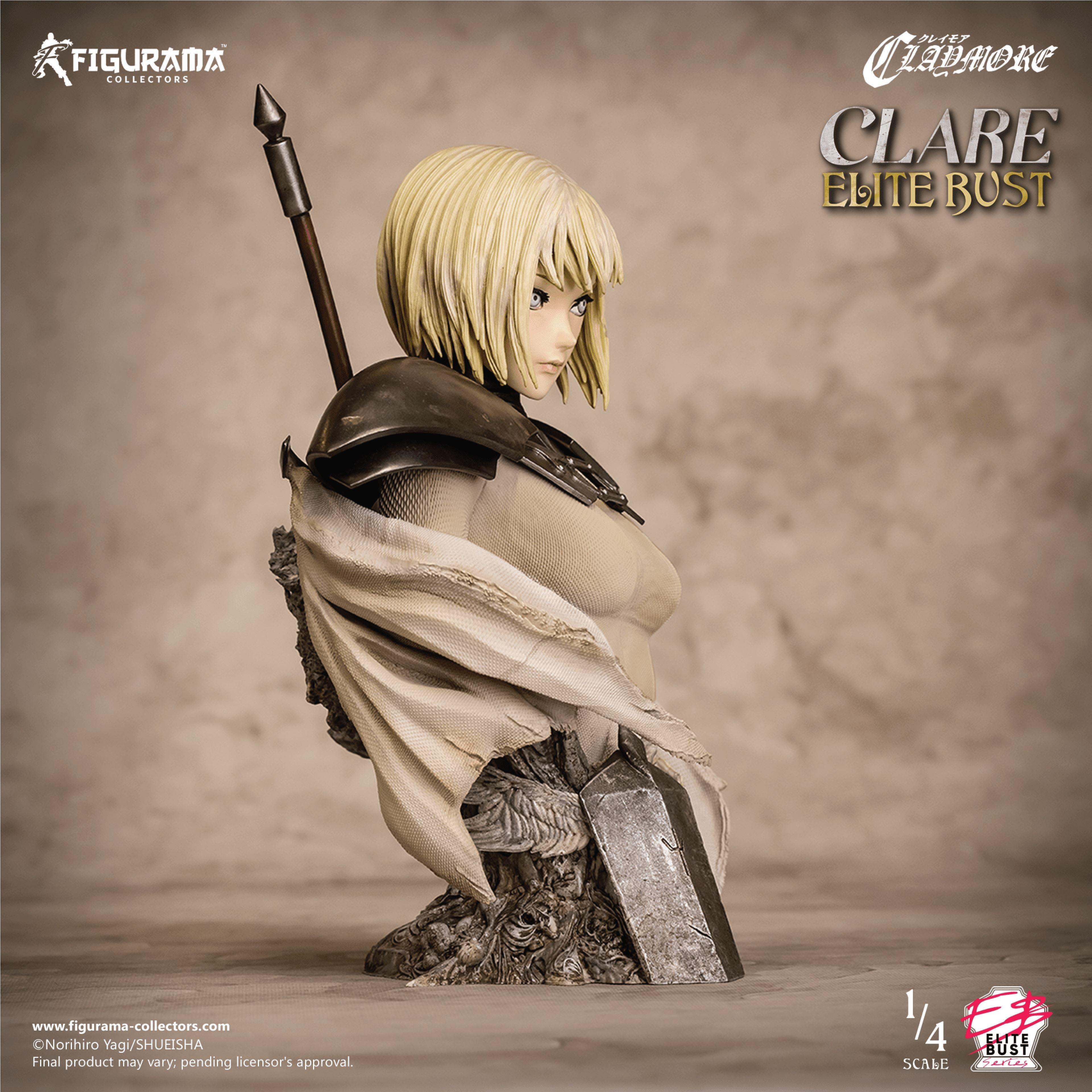 Claymore Clare Elite Bust- Flexible Plan for Eight Months Resin Figures Figurama Collectors 