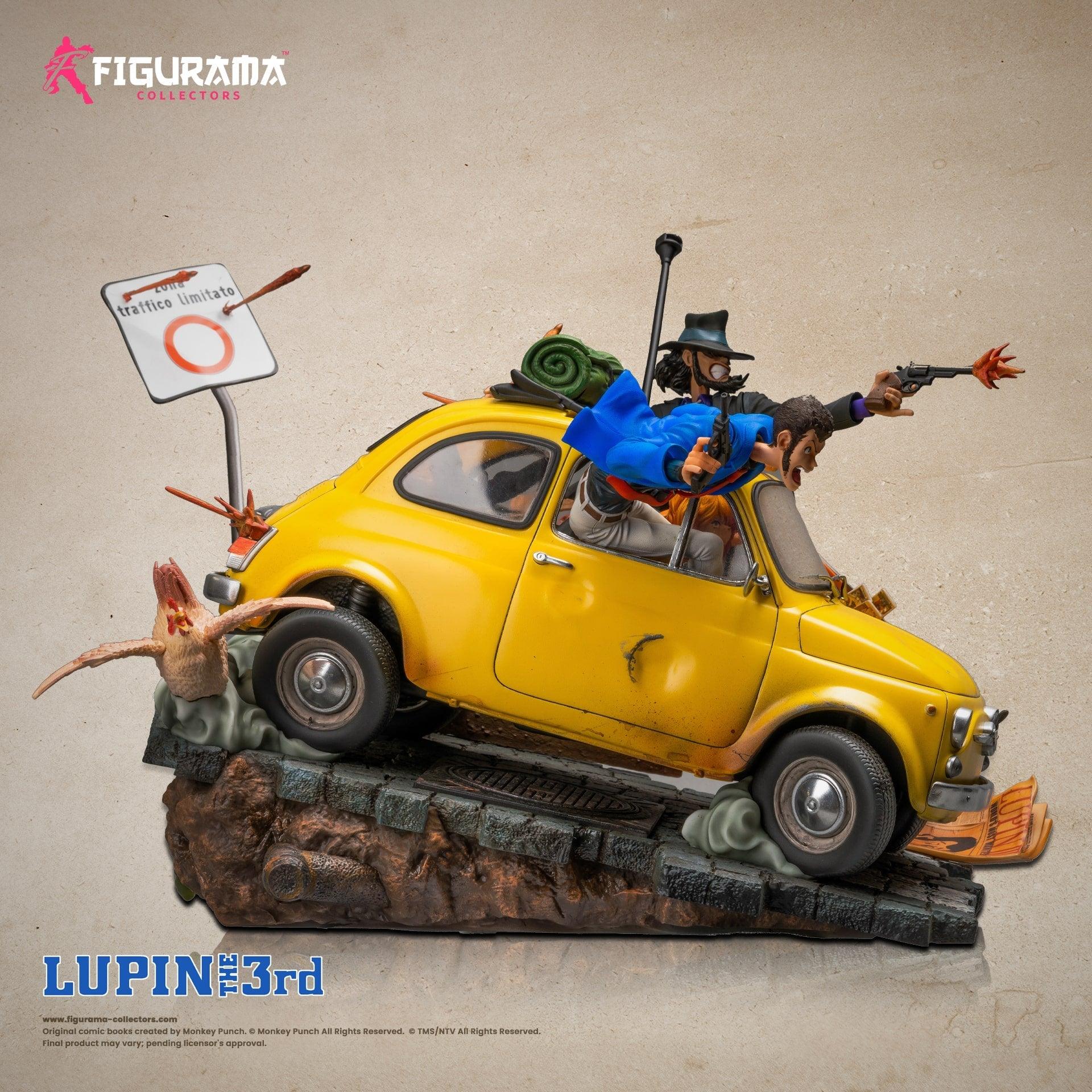 Lupin The 3rd - Lupin, Jigen, & Fujiko Elite Diorama Statue- Anime Figure Resin Figures Jimei Palace 