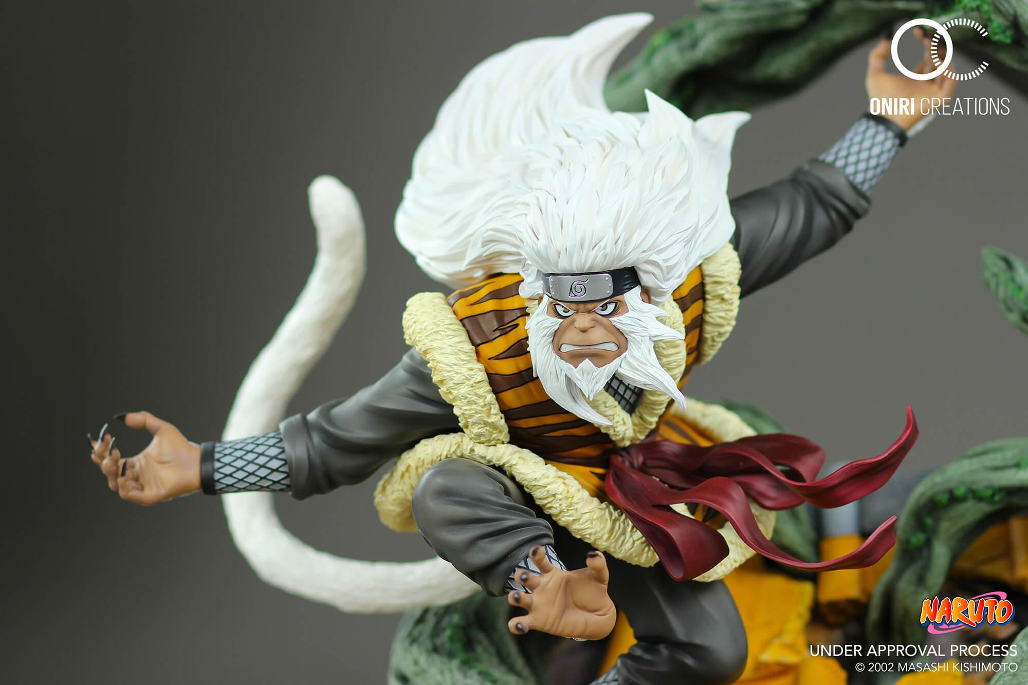 Naruto: 1/6 Scale Sandaime Hokage – The Last Fight Resin Figures Oniri Creations 