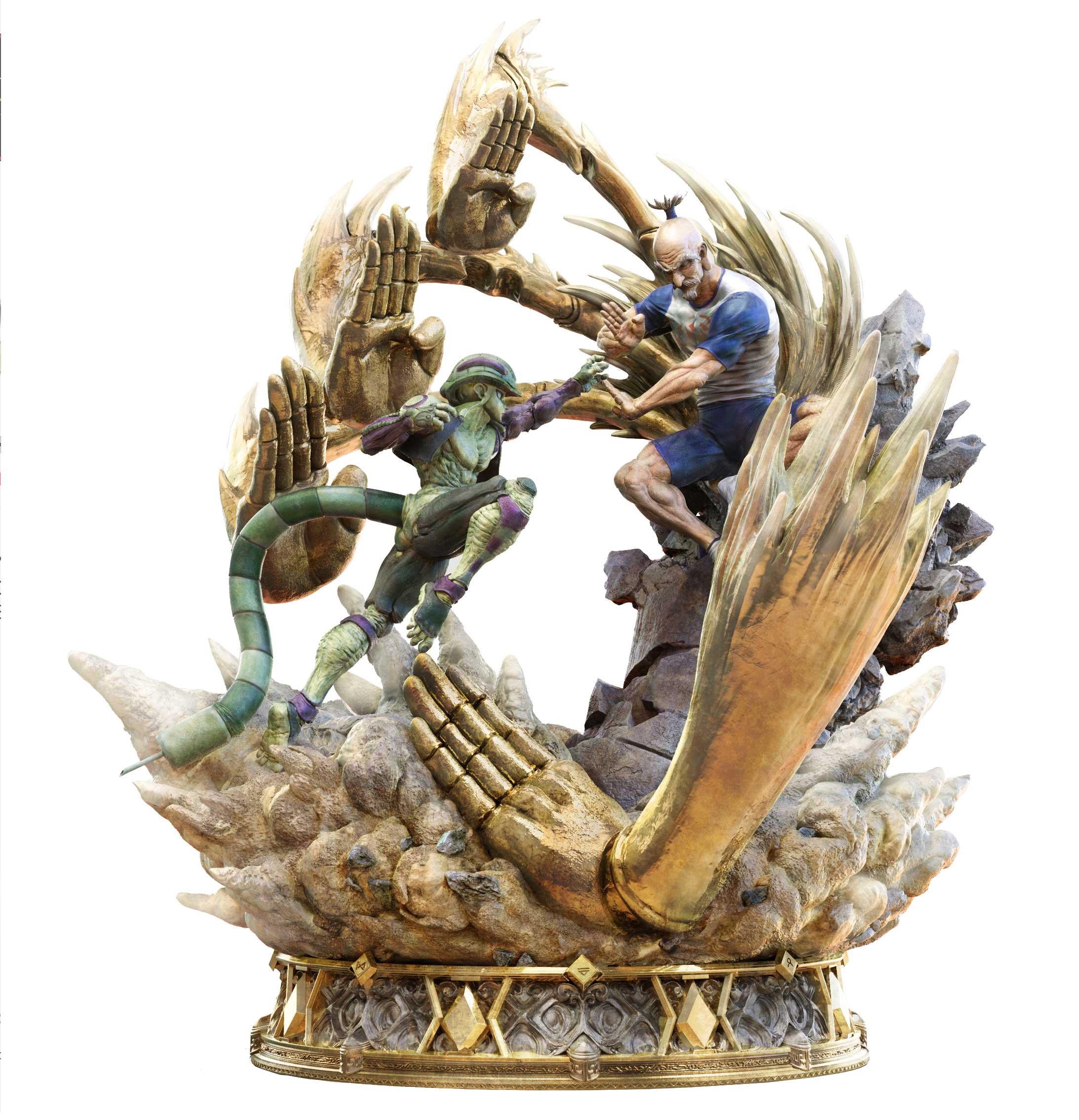 Netero VS Meruem Statue- Deposit Resin Figures Figurama Collectors 