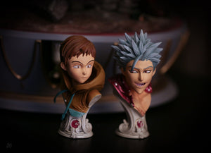 Figurama The Seven Deadly Sins Ban VS King Resin Model Painted Statue In Stock Figurama The Seven Deadly Sins Ban VS King Resin Model Painted Statue In Stock