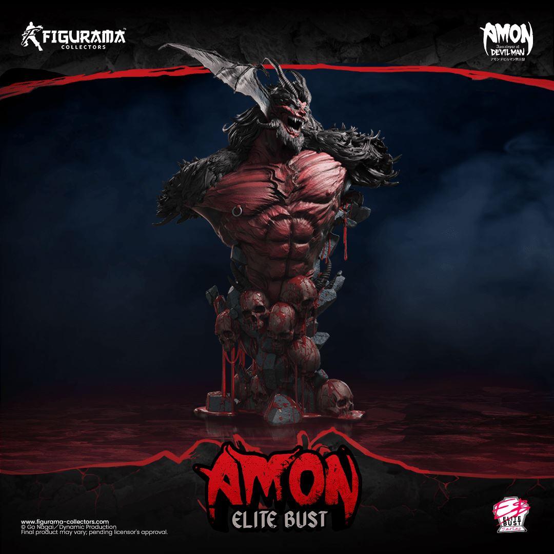 The Apocalypse Of Devilman: Amon Elite Bust-Flexible Plan for Six Months Resin Figures Figurama Collectors 