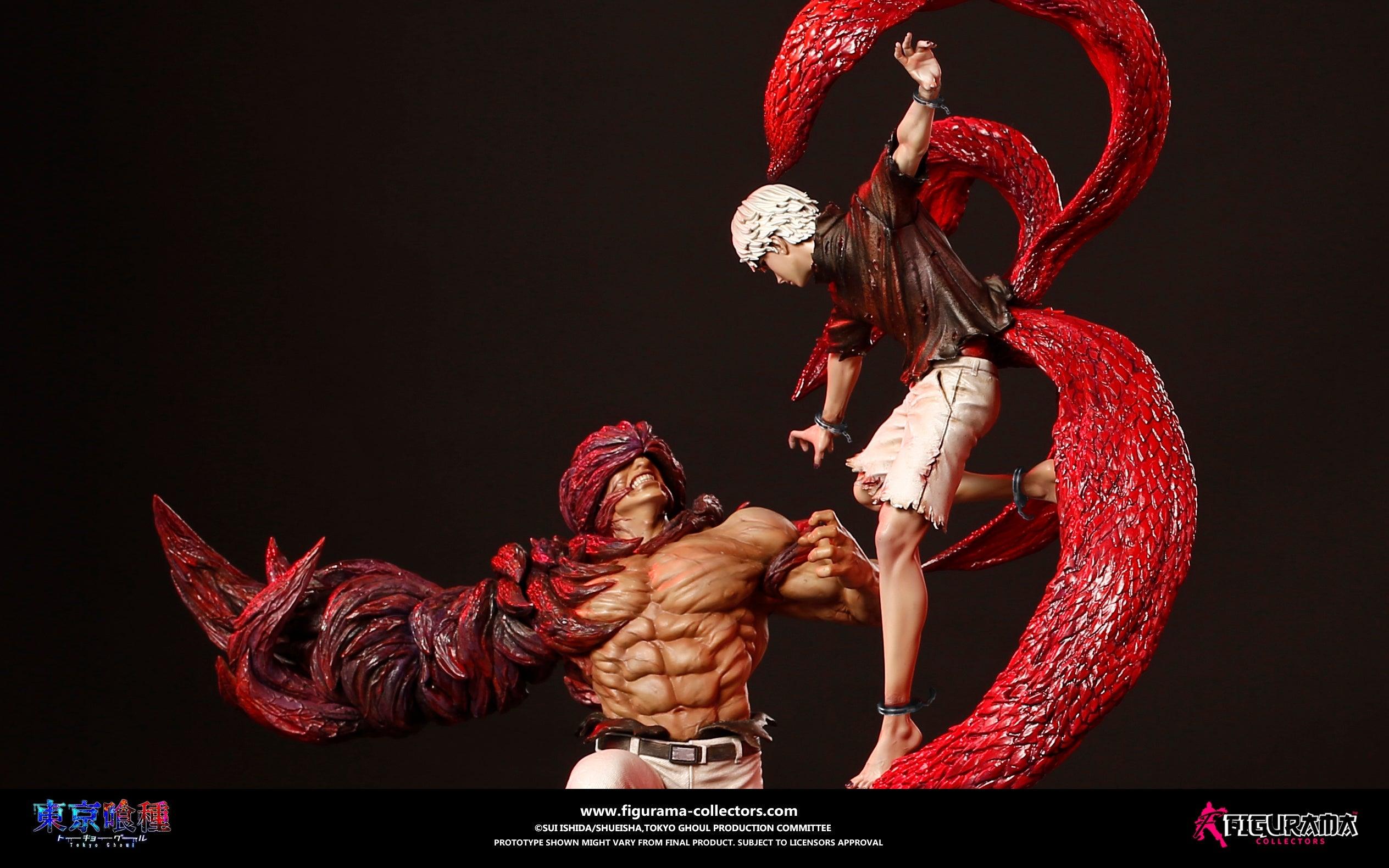 Tokyo Ghoul; Kaneki VS Jason, 1/6 scale Resin Figures Figurama Collectors 
