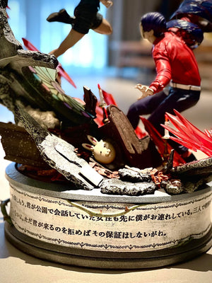 Touka VS Tsukiyama Statue- Flexible Plan for Five Months Resin Figures Figurama Collectors 